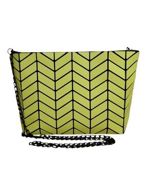 P Luca Geometric Pattern Crossbody Bag